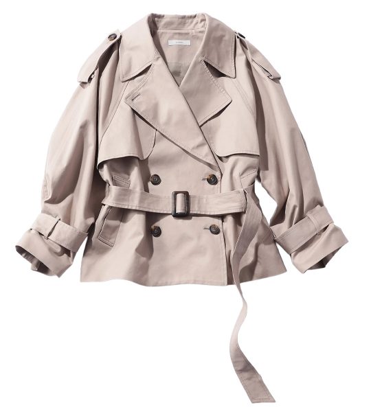 迷ったらこれ。羽織るだけで決まる名品ショートトレンチ｜神山まりあさんコラボ【2026年・春アウター】