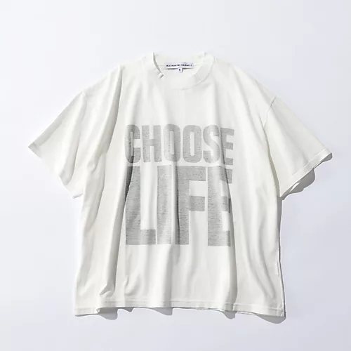 KATHARINE HAMNETT×eclatスローガンTシャツ￥15,400
