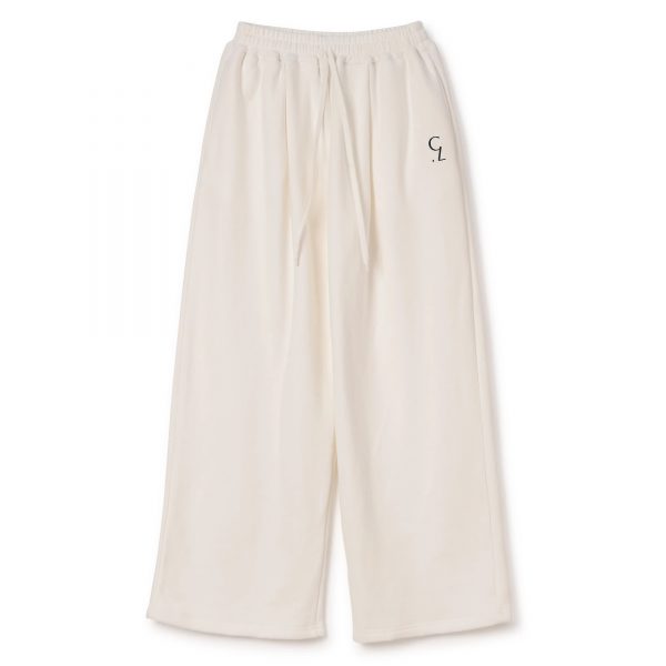 CLANELOGO SWEAT TUCK WIDE PANTS¥19,800