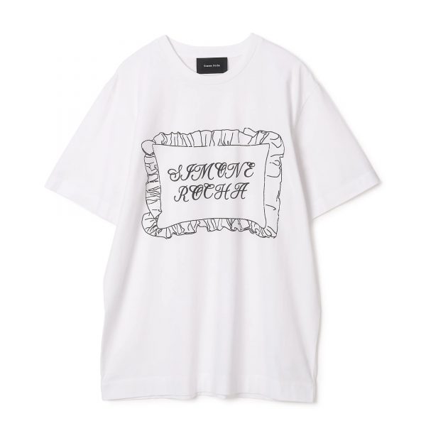 SIMONE ROCHAPILLOWCASE LOGO PRINT T-SHIRT¥36,300