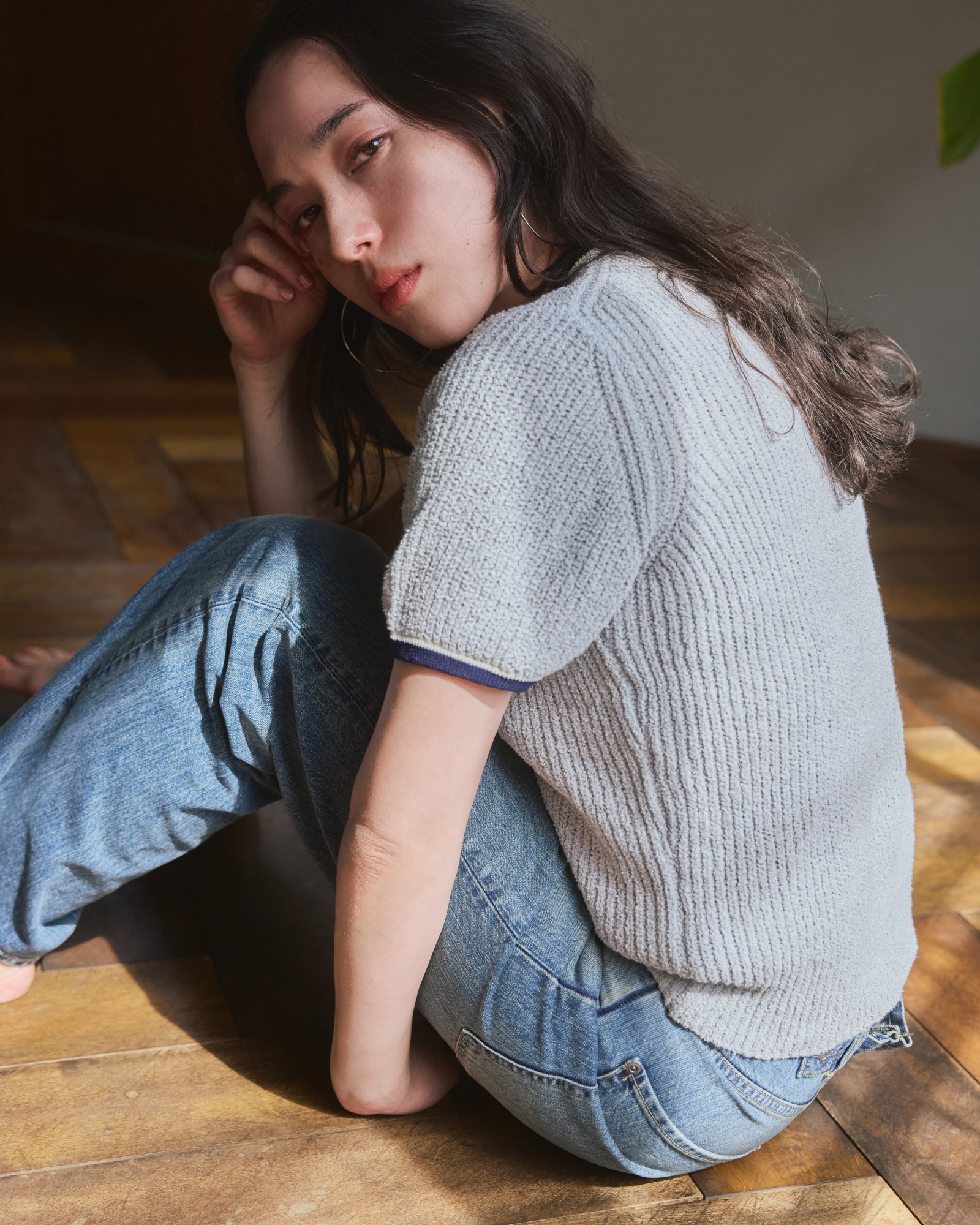 【RYE TENDER】旬リンガーはニットで! ぷくぷくの編み地で脱ユニフォーム感 | GOOD THINGS Vol.107