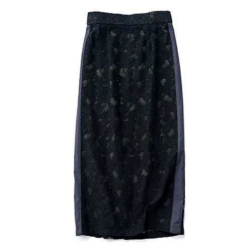 E by eclatサイドラインレーススカート￥20,900