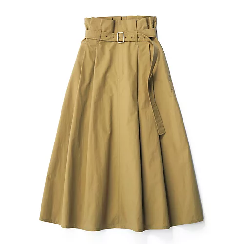 CINOH【宮崎桃代さんセレクト】タックベルトスカート￥48,400