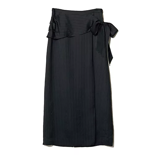 E by eclatストライプサッシュスカート￥22,000