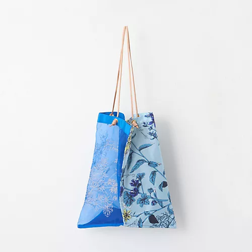 manipuriオーガンジー×シルクトートL