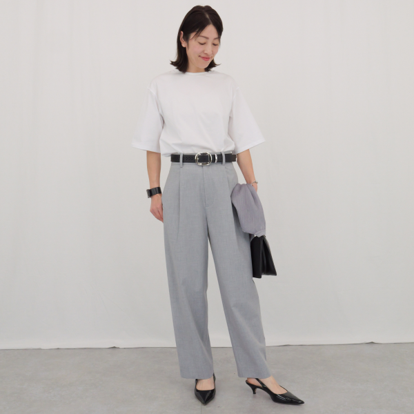 「これを買えば間違いない」売上No.1「パックT」を美女組身長別12コーデで検証【40代ファッション】