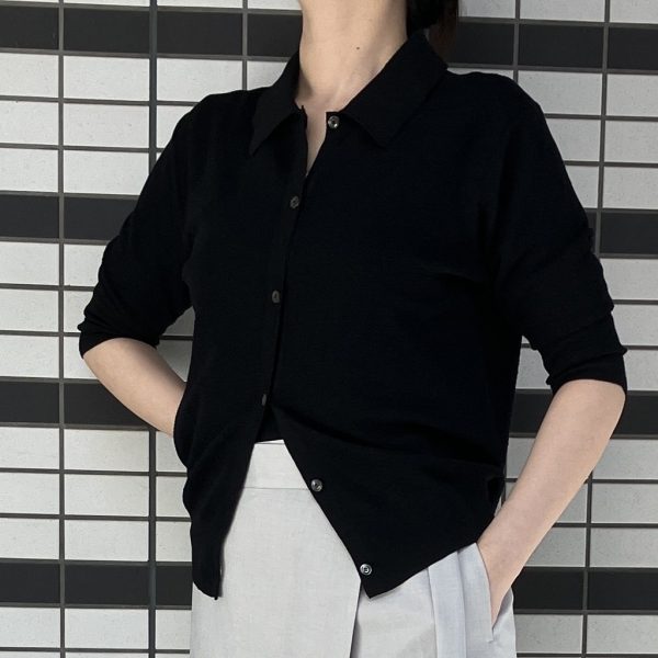 mtmodelist×eclat【別注】リネン混カーディガン￥17,600