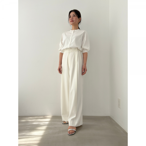 E by eclat優美なセミワイドパンツ￥19,800