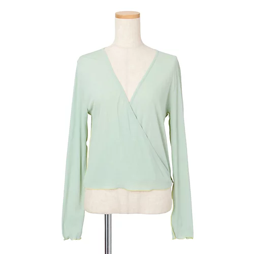 GOOD PEOPLE GOOD STITCHING GOOD PRODUCT×eclat【別注】2WAYスーパーファインリブカーディガン￥18,700