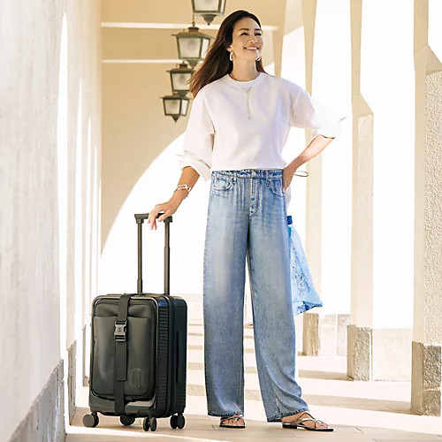 rag & boneMIRAMAR SLINK WIDE LEG PULL ON／ デニムプリントパンツ￥39,600