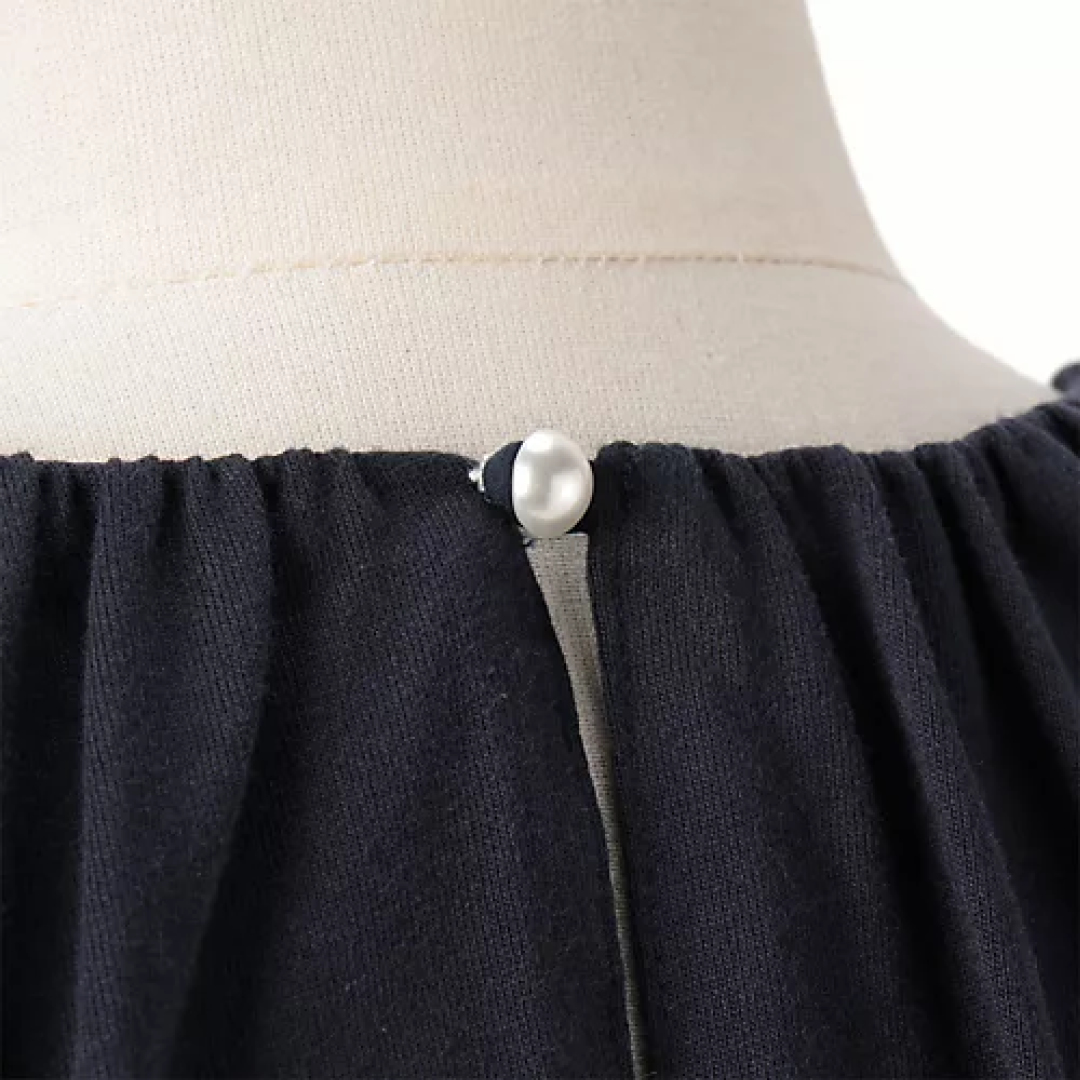 エムセブンデイズの【洗える】布帛ドッキングTシャツ Detail2