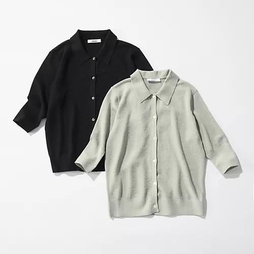 mtmodelist×eclat【別注】リネン混カーディガン￥17,600