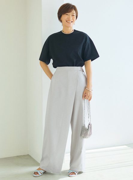 【40代・50代 コーデ】きれいめ派・谷島さん＆カジュアル派・山崎さん初夏のおしゃれ計画！ éclat2026年6月号特集