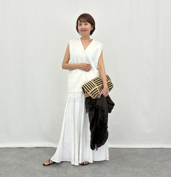 PLAIN PEOPLE×eclatプレインピープル×エクラ【別注】リネンスカート￥39,600（税込）