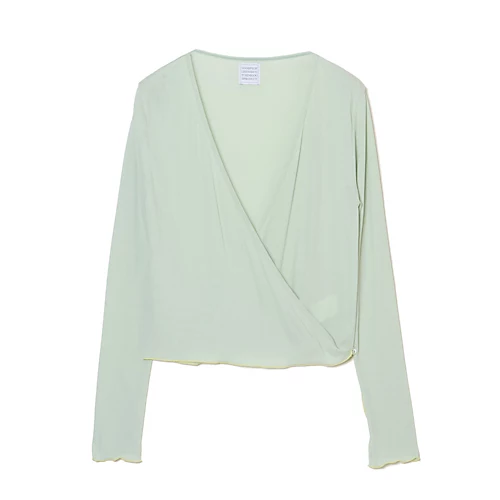 GOOD PEOPLE GOOD STITCHING GOOD PRODUCT×eclat【別注】2WAYスーパーファインリブカーディガン￥18,700