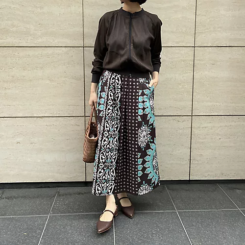 E by eclatバンダナ柄スカート