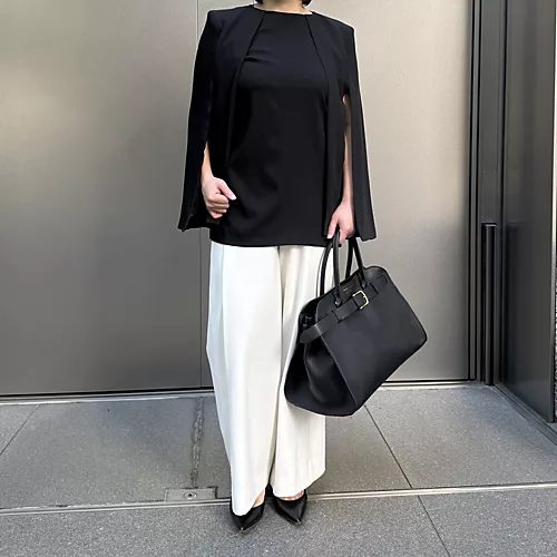 CINOH×eclat【別注】スリットスリーブブラウス