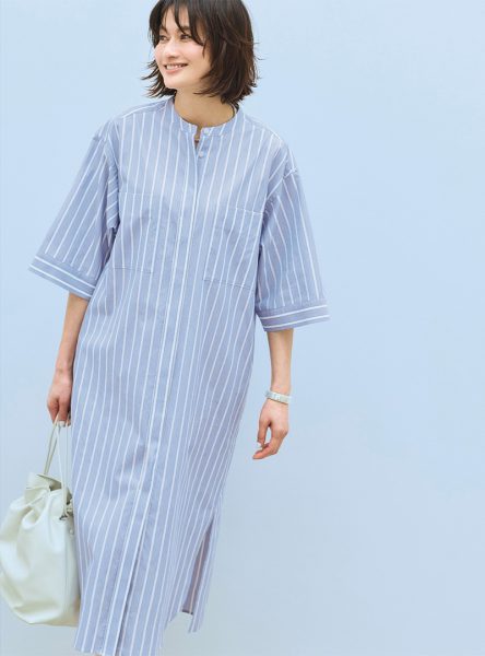 初コラボ！E by eclat×drawell 風になびくシャツスタイル éclat2026年6月号特集