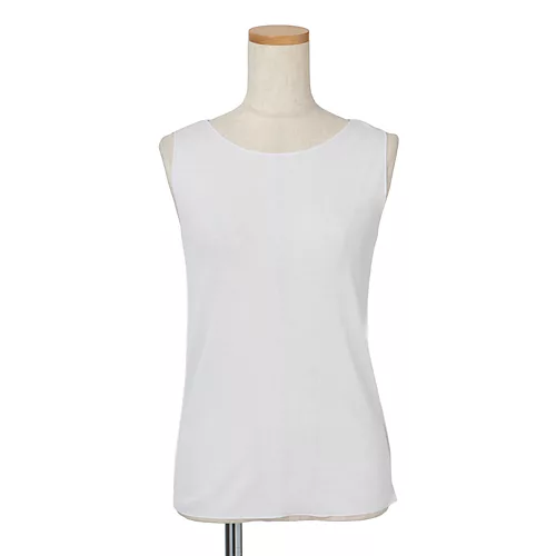 GOOD PEOPLE GOOD STITCHING GOOD PRODUCT×eclat【別注】スーパーファインリブタンクトップ