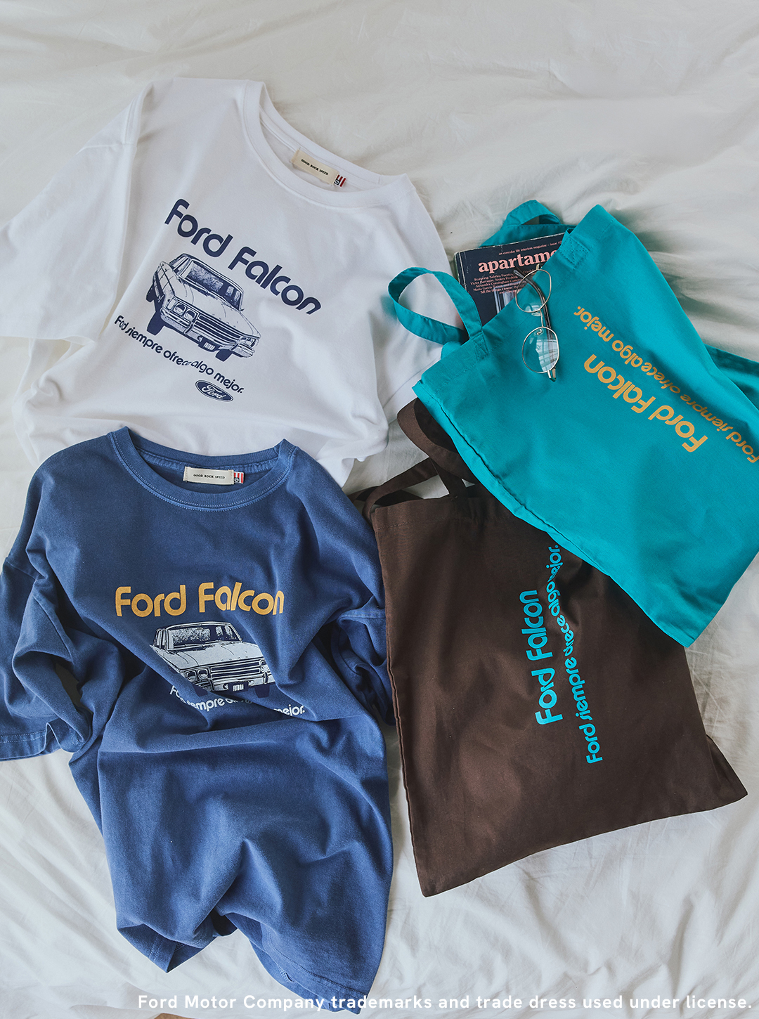 【suadeo×Ford Falcon】Tシャツ＆トートの最強セットでお洒落の正解へ一直線 | GOOD THINGS Vol.108