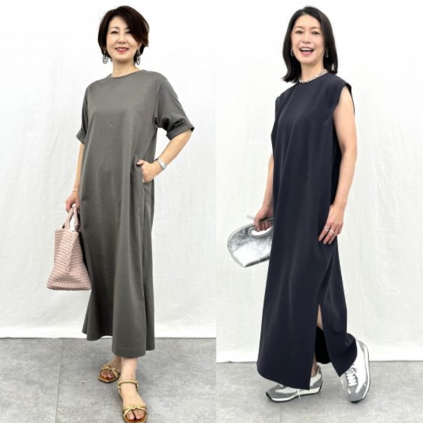【40代・50代 ワンピース】GWに着ていくのは「SLOANEのカジュアルワンピース」or「DOMELLEのきれいめワンピース」