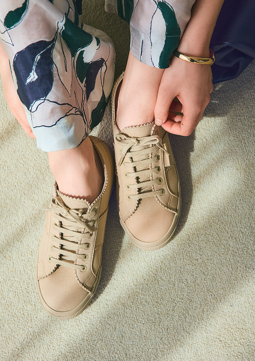 PELLICO×SUPERGA 撥水レザースニーカー