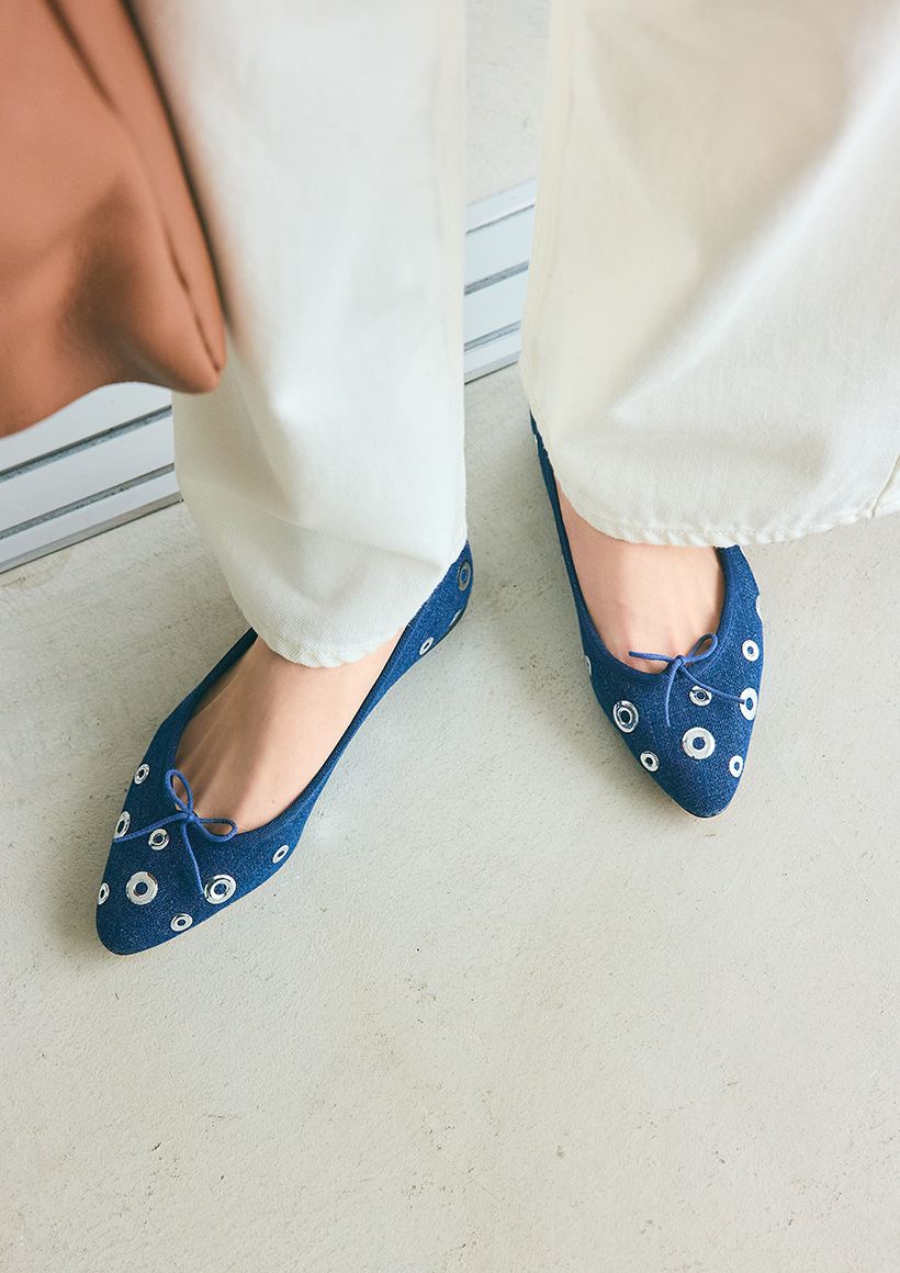 フォルム美人なスウェット×女っぽ靴でつくる初夏の6Style