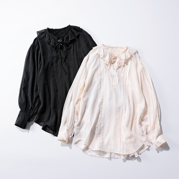 春デニムに合わせたい、ちょい甘ブラウス&着映えシャツ