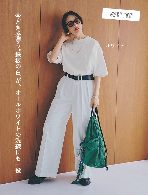 大人に似合う・巾着付き USAコットンワイドTシャツ＆ノースリーブTシャツ