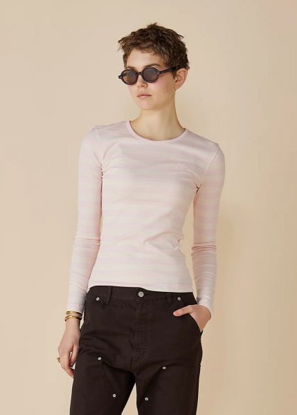 GANNISoft Cotton Stripe Rib Longsleeve￥25,300