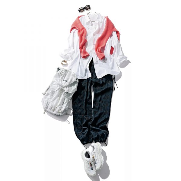 TICCA【洗える】キュプラローズエンブロイダリーパンツ¥26,400