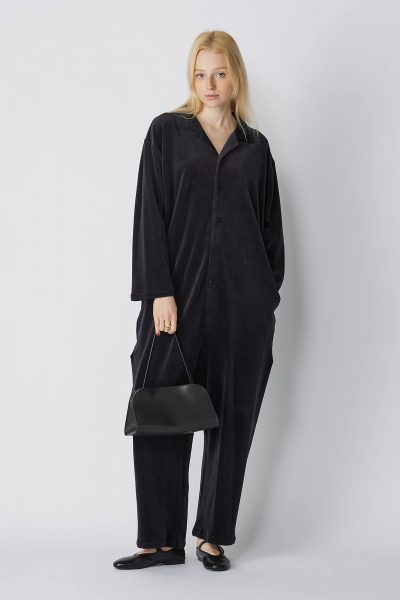 YAECA CONTEMPO【SPURSHOP別注】ベロアオールインワン￥49,500