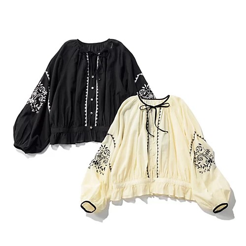 春デニムに合わせたい、ちょい甘ブラウス&着映えシャツ