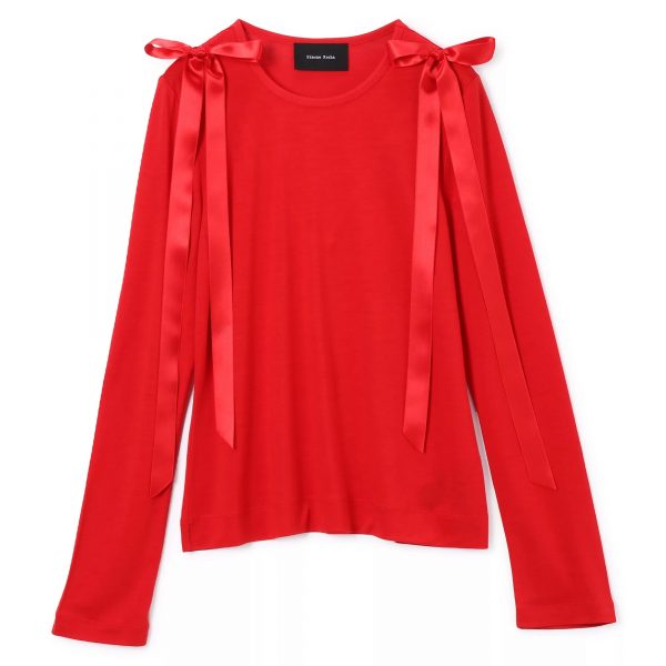 SIMONE ROCHABOW RIBBON TAIL LONG SLEEVE T－SHIRT￥56,100 ￥39,270（税込）（30％OFF）