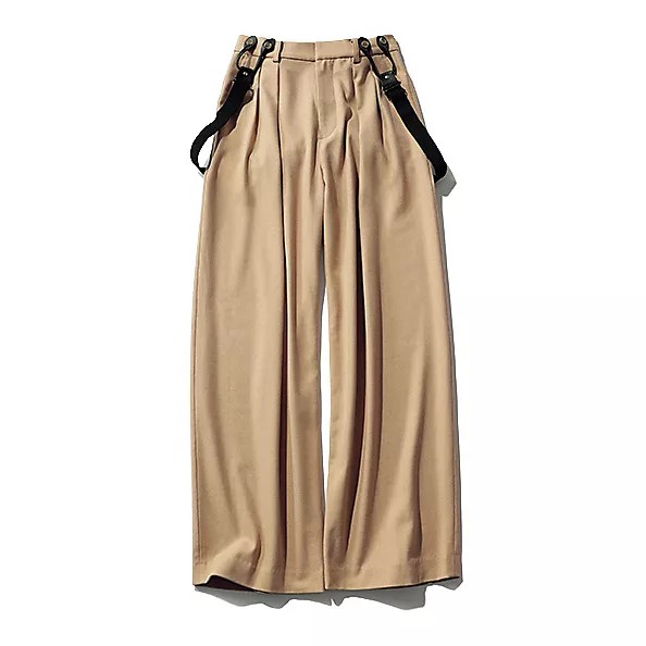 12closet【kazumiさんコラボ】【洗える】【ストレッチ】サスペンダーパンツ￥19,800 ￥15,840（