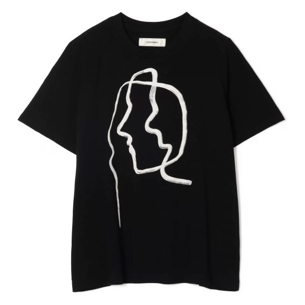 AKIRANAKALine portrait T－shirt￥20,900