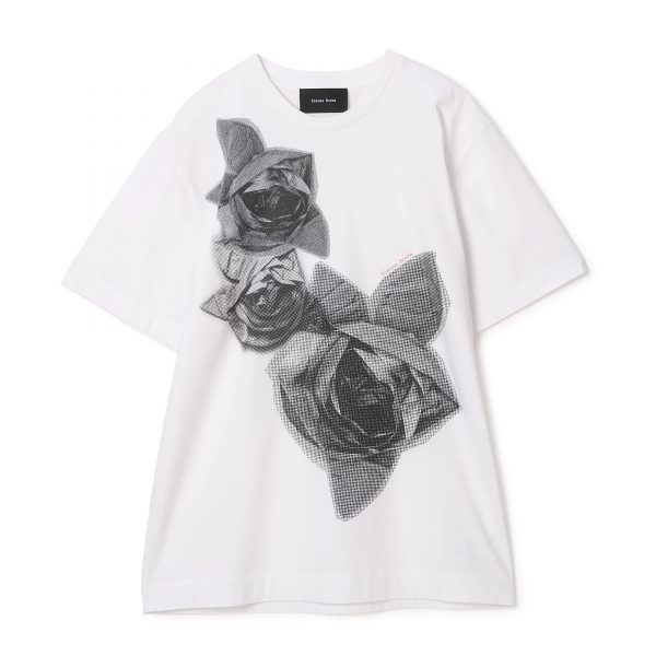 SIMONE ROCHARASTERISED PRESSED ROSETTE PRINT T－SHIRT￥42,900