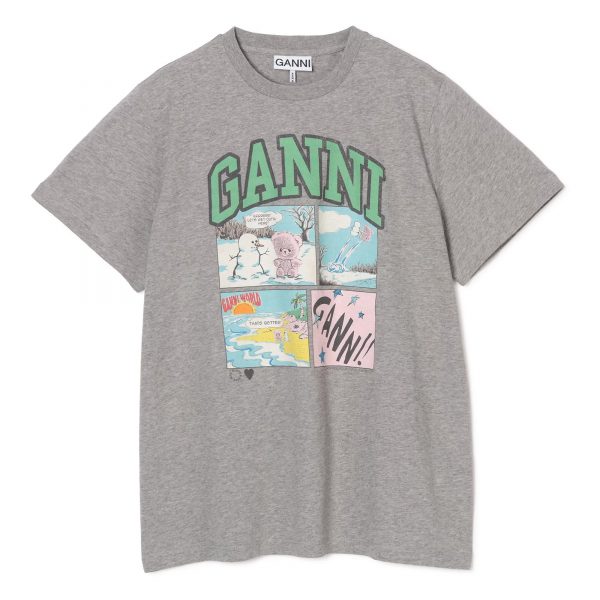 GANNIBasic Cotton Jersey Bear Comic Teddy￥21,890