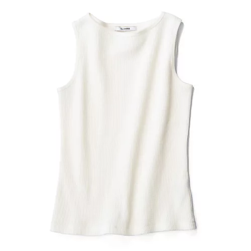 SLOANE×eclat【宮崎桃代さん別注】ワッフルタンクトップ