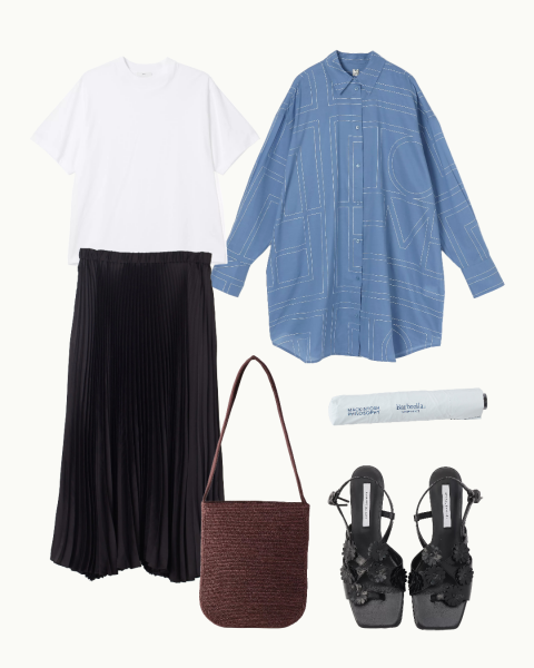【mirabella STYLING SAMPLE】「気温25度、何を着る? モードな紫外線&寒暖差対策」 今日のコーデ見本帳