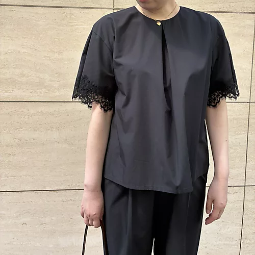 暑い日もきれい見え。E by éclatの涼感セットアップ|接触冷感で快適な大人の夏服