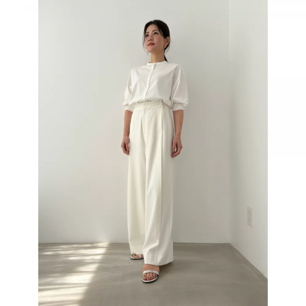 E by eclat優美なセミワイドパンツ¥19,800