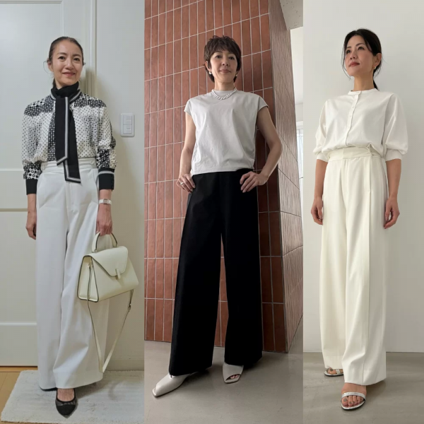 【50代パンツ】新サイズ「40」登場!累計1000本売れ、イーバイエクラ「優美なセミワイドパンツ」