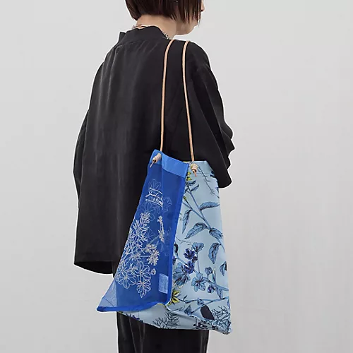 manipuriオーガンジー×シルクトートL￥25,300