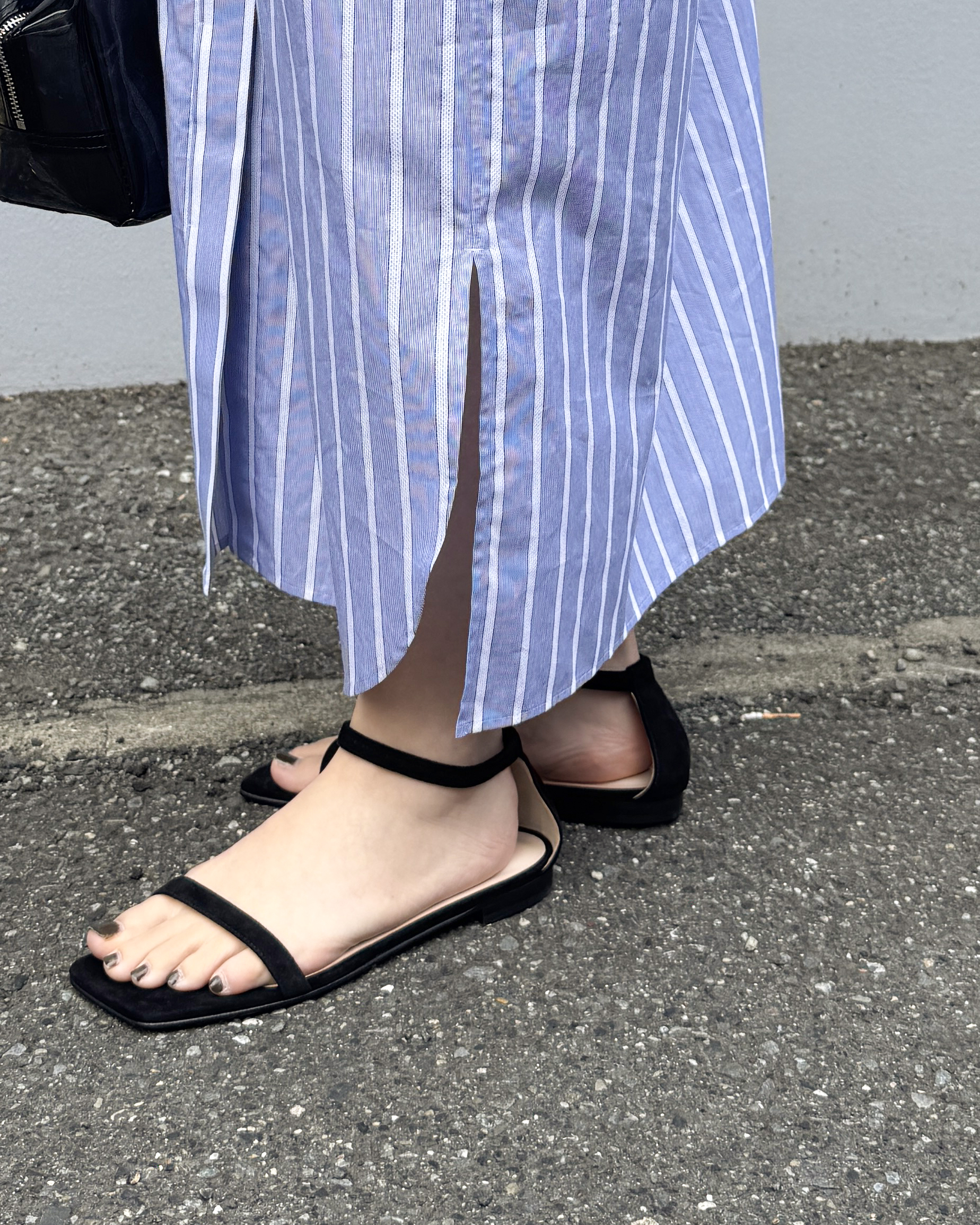 152cmの小柄スタッフが着てみた!ロング丈の夏ワンピをバランスよく着るコツ【drawell for E by eclat】