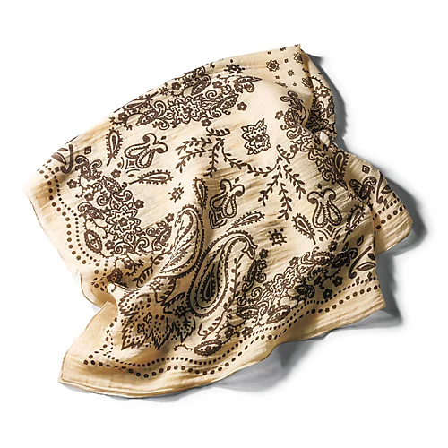 manipuri×eclatシルク混スカーフ￥15,400