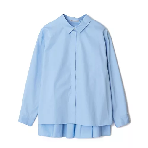 E by eclatdrawell for E by eclat バックタックフレアシャツ￥25,300