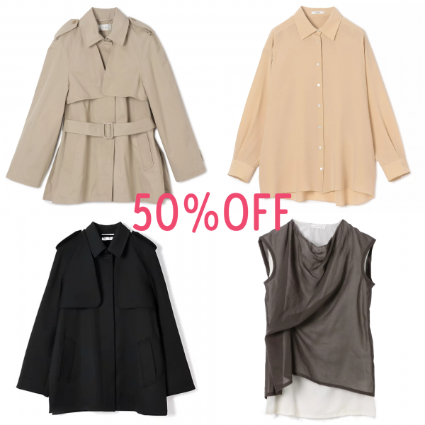 【ALL50%OFF!】「THE ROW」の名品が限定マークダウン!