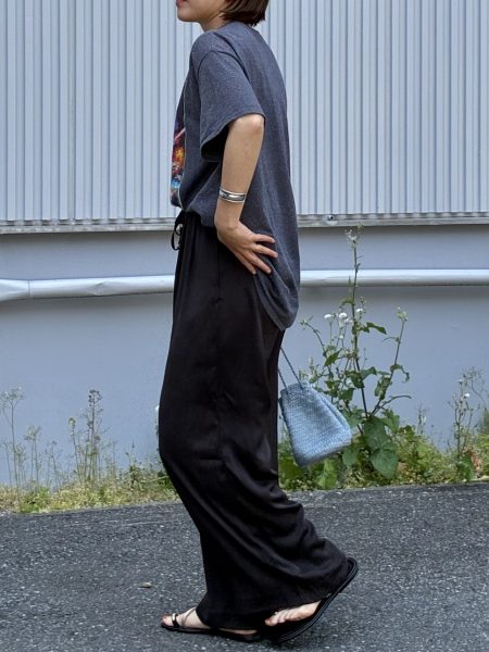 DRESS HERSELF【洗える】シルク/ワイドパンツ¥29,700