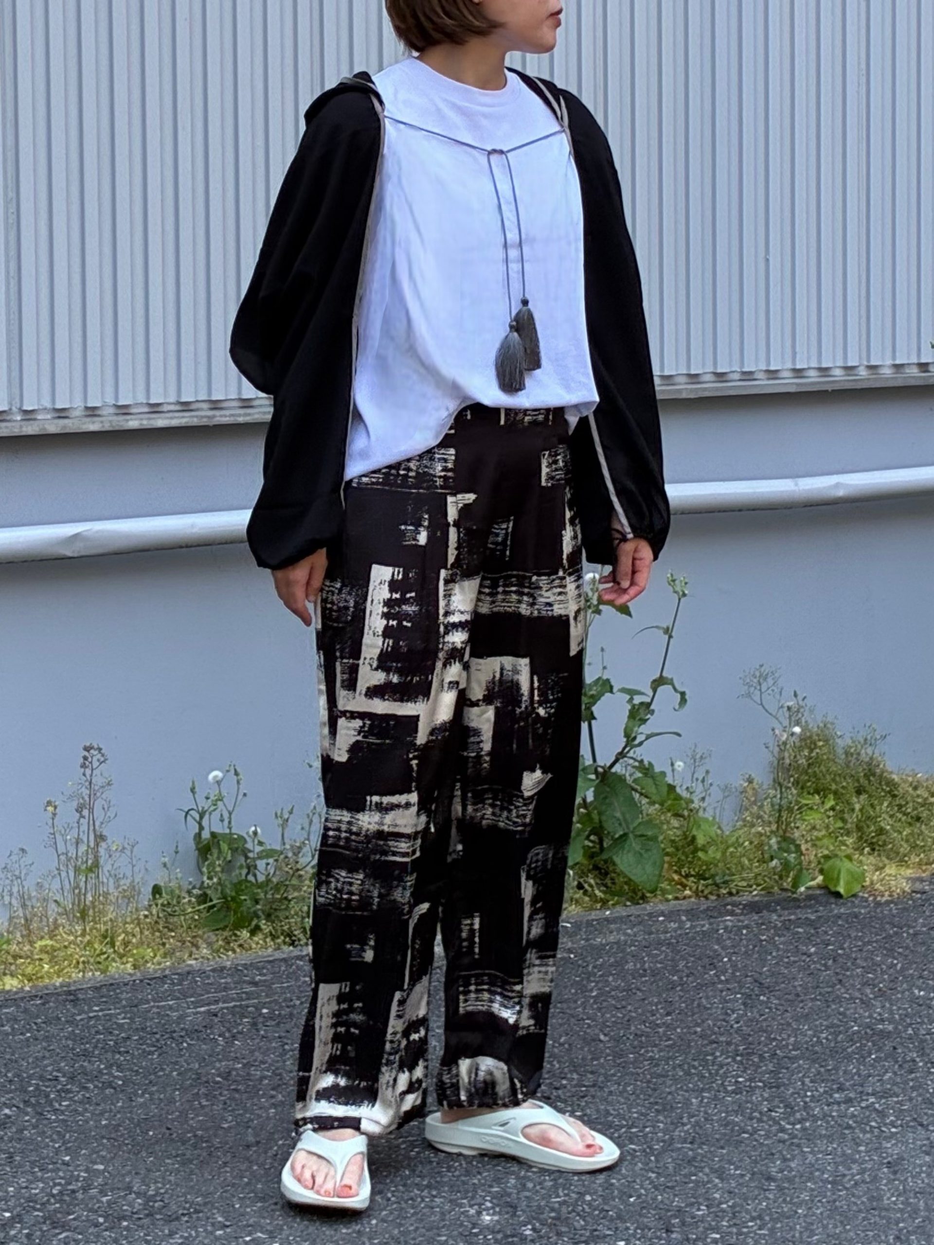 pelaq【HPS別注】pelaxpants【sumie-white】ペチコート付¥16,500